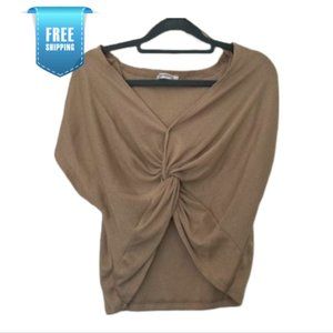Zara Trafaluc Summer knitted knot Kafkan Top - Size Small